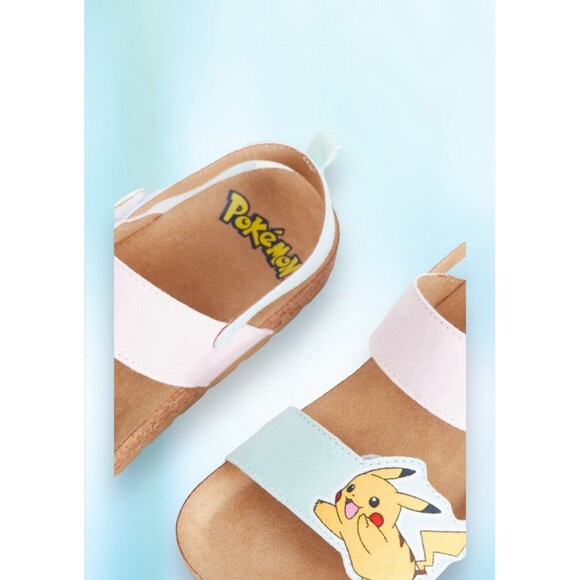 H&M Pokemon Big Kids Ankle Strap Sandals - Multiple Sizes - Picture 3 of 6